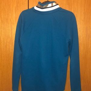 PINK Victoria's Secret Tops - blue PINK sweatshirt. Never worn PINK Victoria's Secret Tops - blue PINK sweatshirt. Never worn